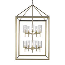 Golden 2073-10P WG-CLR - 10 Light Pendant